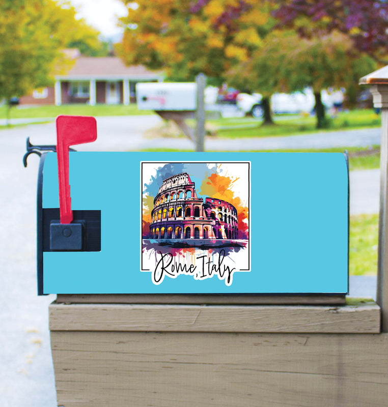 Rome Italy Design A Souvenir Magnetic Mailbox Cover 