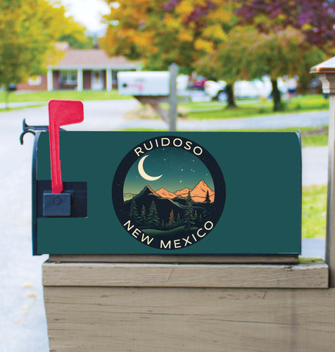 Ruidoso New Mexico Design A Souvenir Magnetic Mailbox Cover 