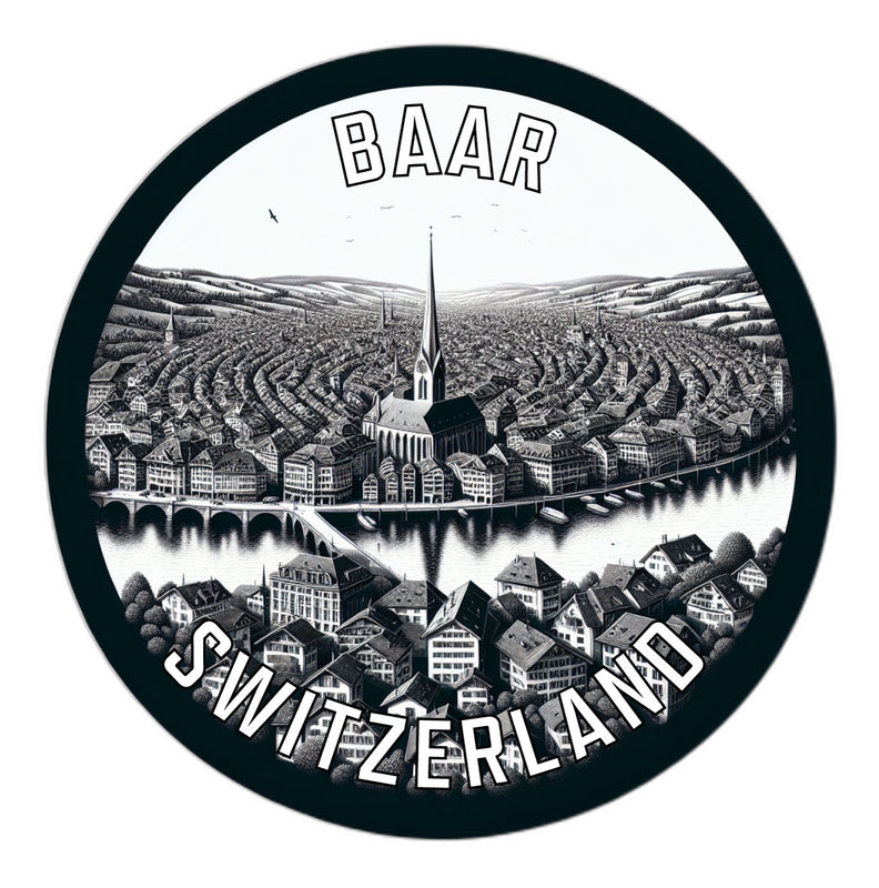 Baar Switzerland Souvenir Vinyl Decal Sticker 6-Inch
