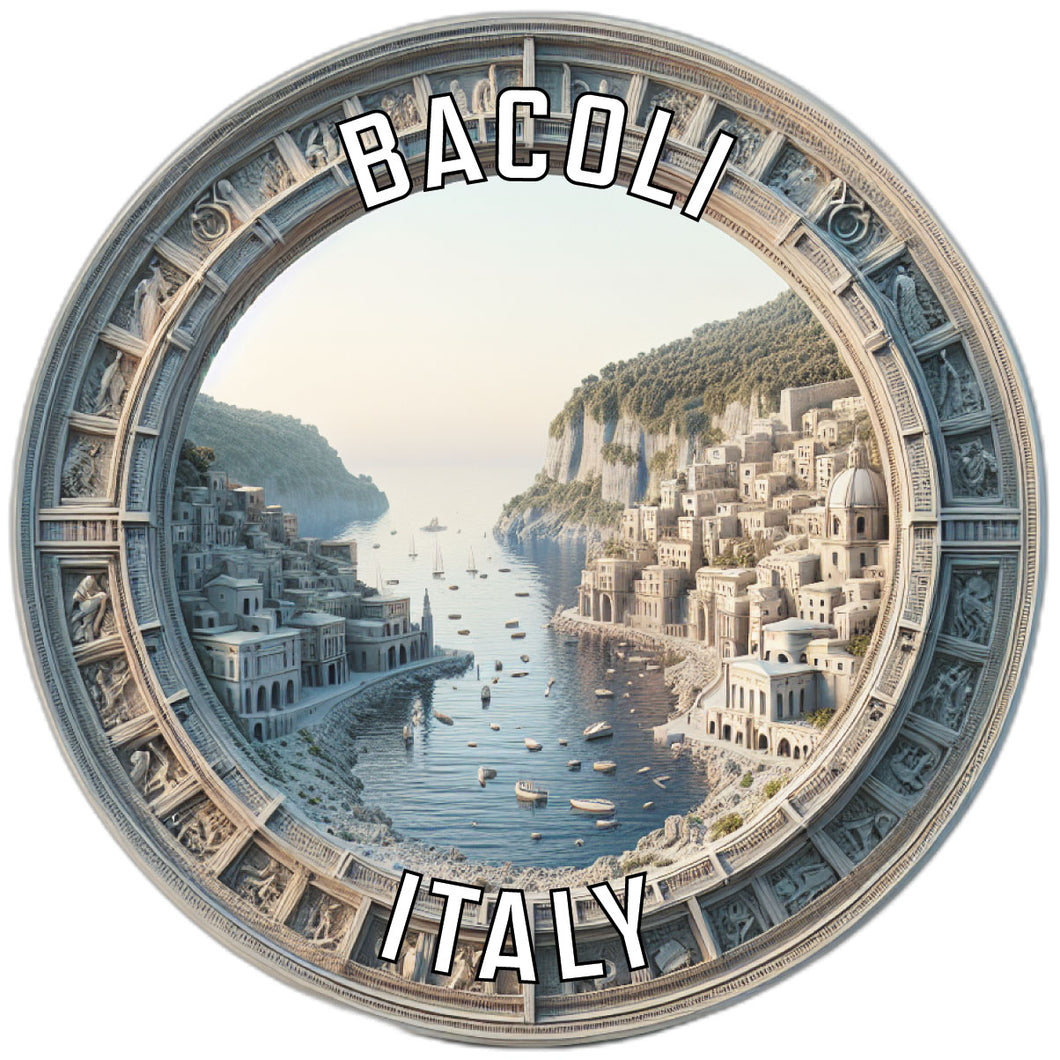 Bacoli Italy Souvenir Die Cut Flat Magnet 2-Inch