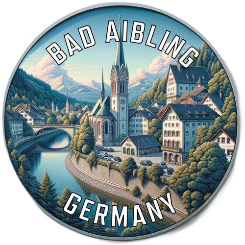 Bad Aibling Germany Souvenir Vinyl Decal Sticker 2-Inch