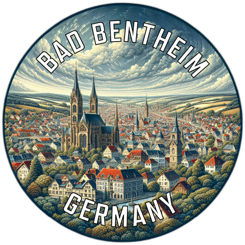 Bad Bentheim Germany Souvenir Vinyl Decal Sticker 3-Inch