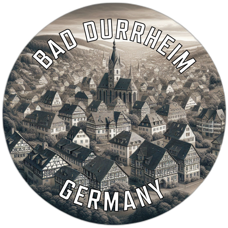 Bad Durrheim Germany Souvenir Die Cut Flat Magnet 2-Inch