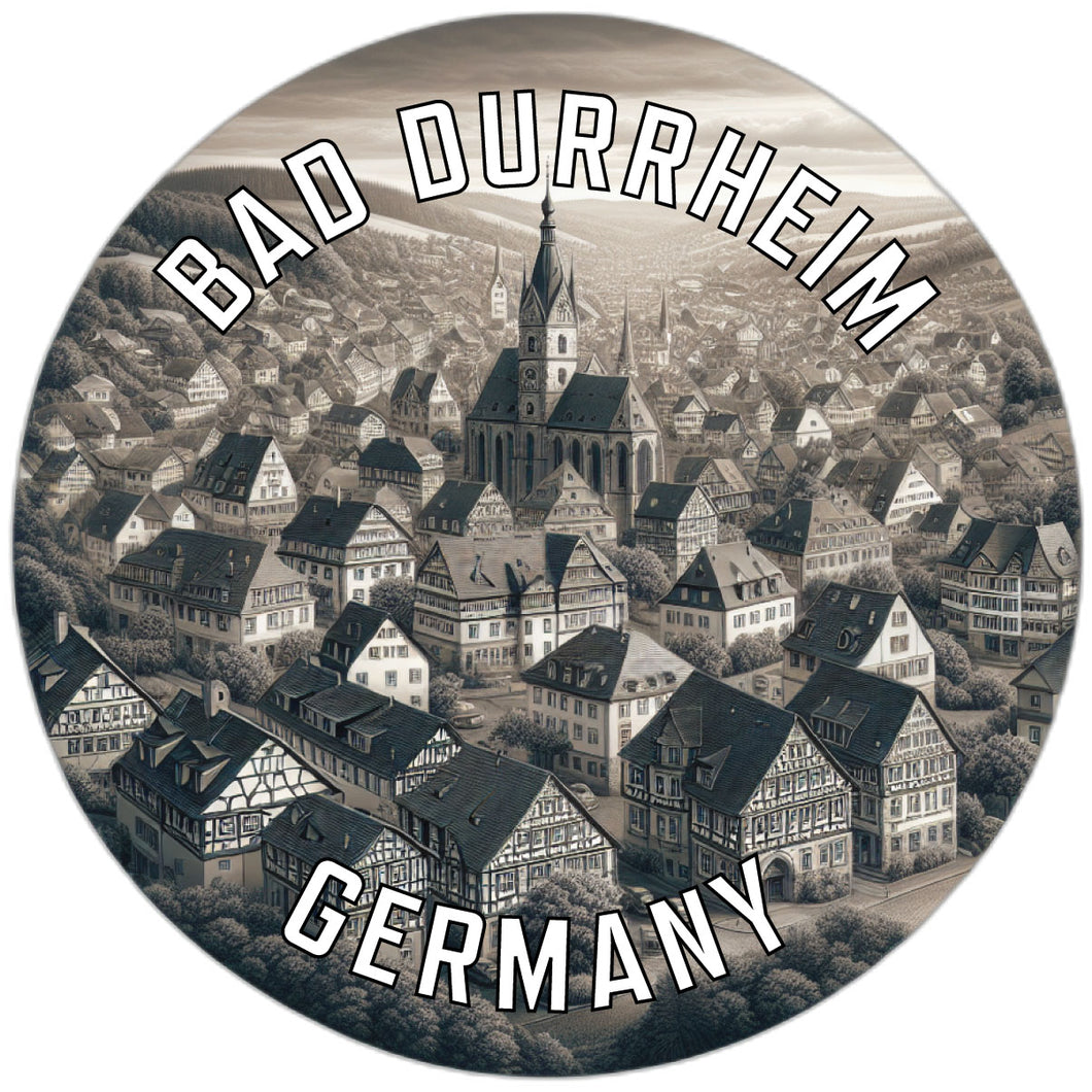Bad Durrheim Germany Souvenir Vinyl Decal Sticker 2-Inch