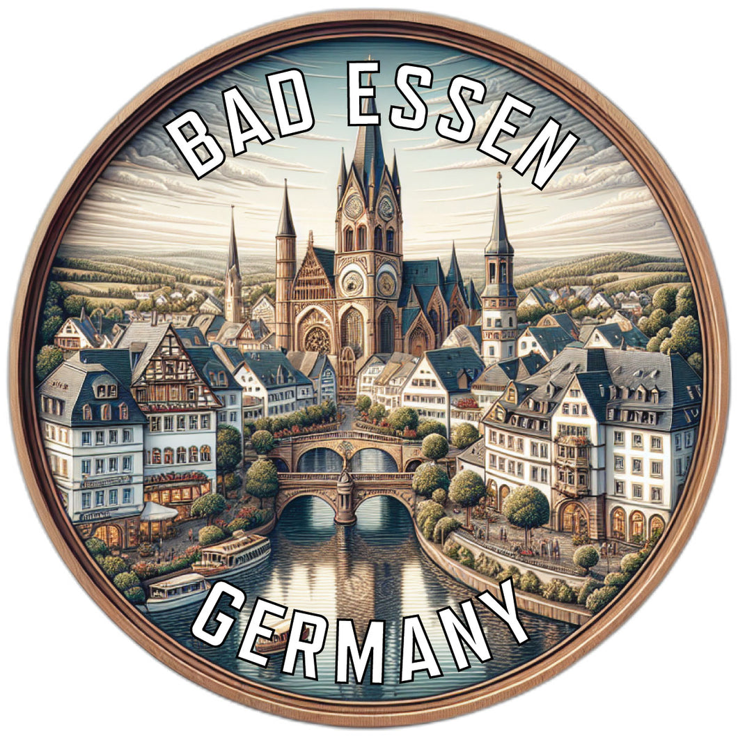 Bad Essen Germany Souvenir Die Cut Flat Magnet 6-Inch