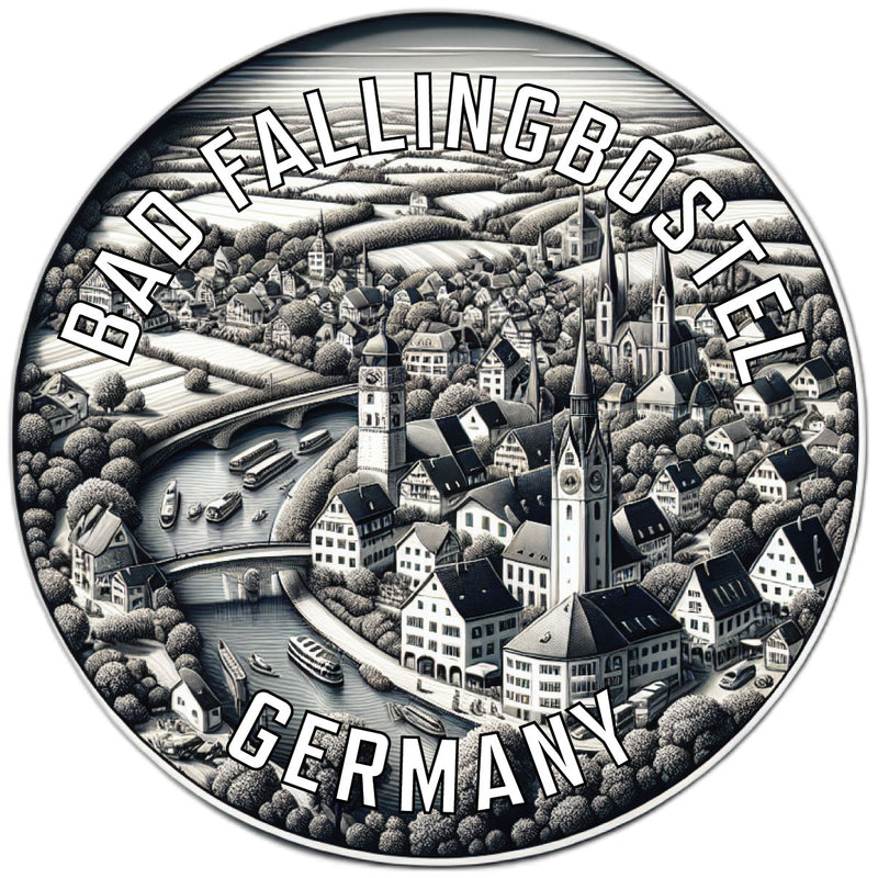 Bad Fallingbostel Germany Souvenir Die Cut Flat Magnet 2-Inch