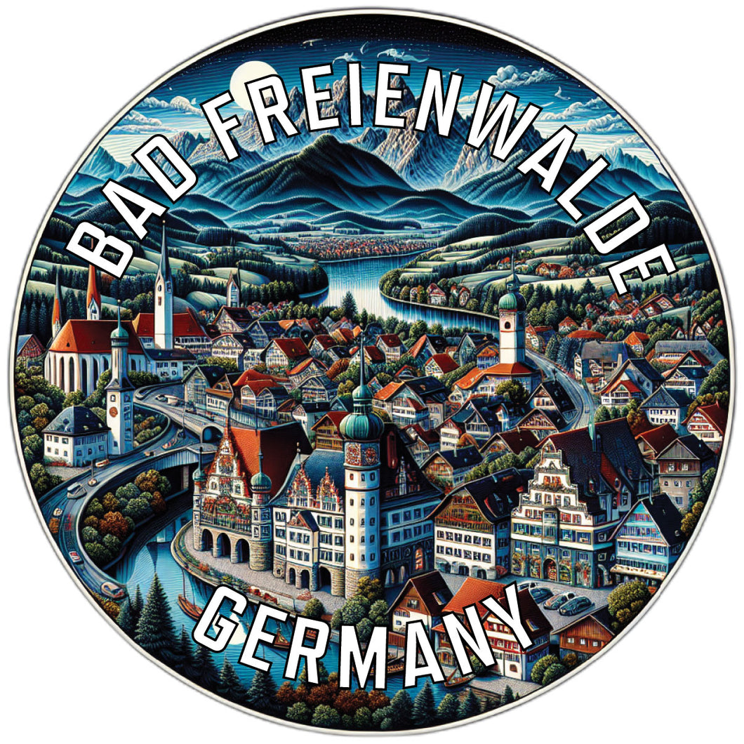 Bad Freienwalde Germany Souvenir Die Cut Flat Magnet 6-Inch
