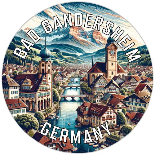 Bad Gandersheim Germany Souvenir Vinyl Decal Sticker 2-Inch