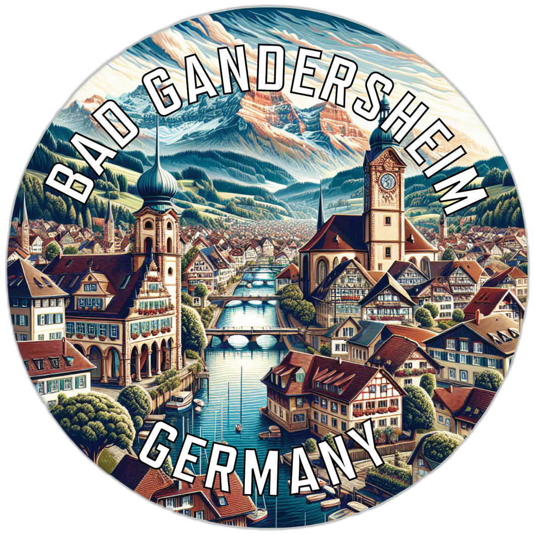 Bad Gandersheim Germany Souvenir Vinyl Decal Sticker 2-Inch