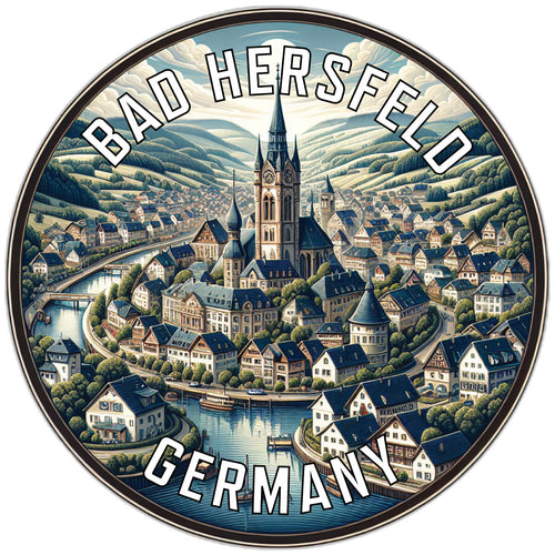 Bad Hersfeld Germany Souvenir Vinyl Decal Sticker 2-Inch