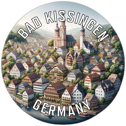 Bad Kissingen Germany Souvenir Vinyl Decal Sticker 4-Inch