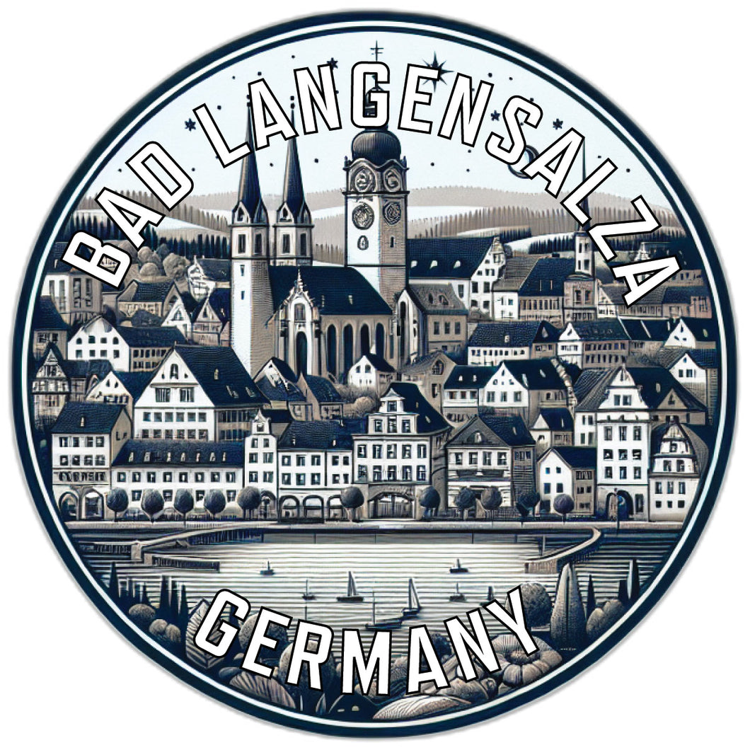 Bad Langensalza Germany Souvenir Vinyl Decal Sticker 2-Inch