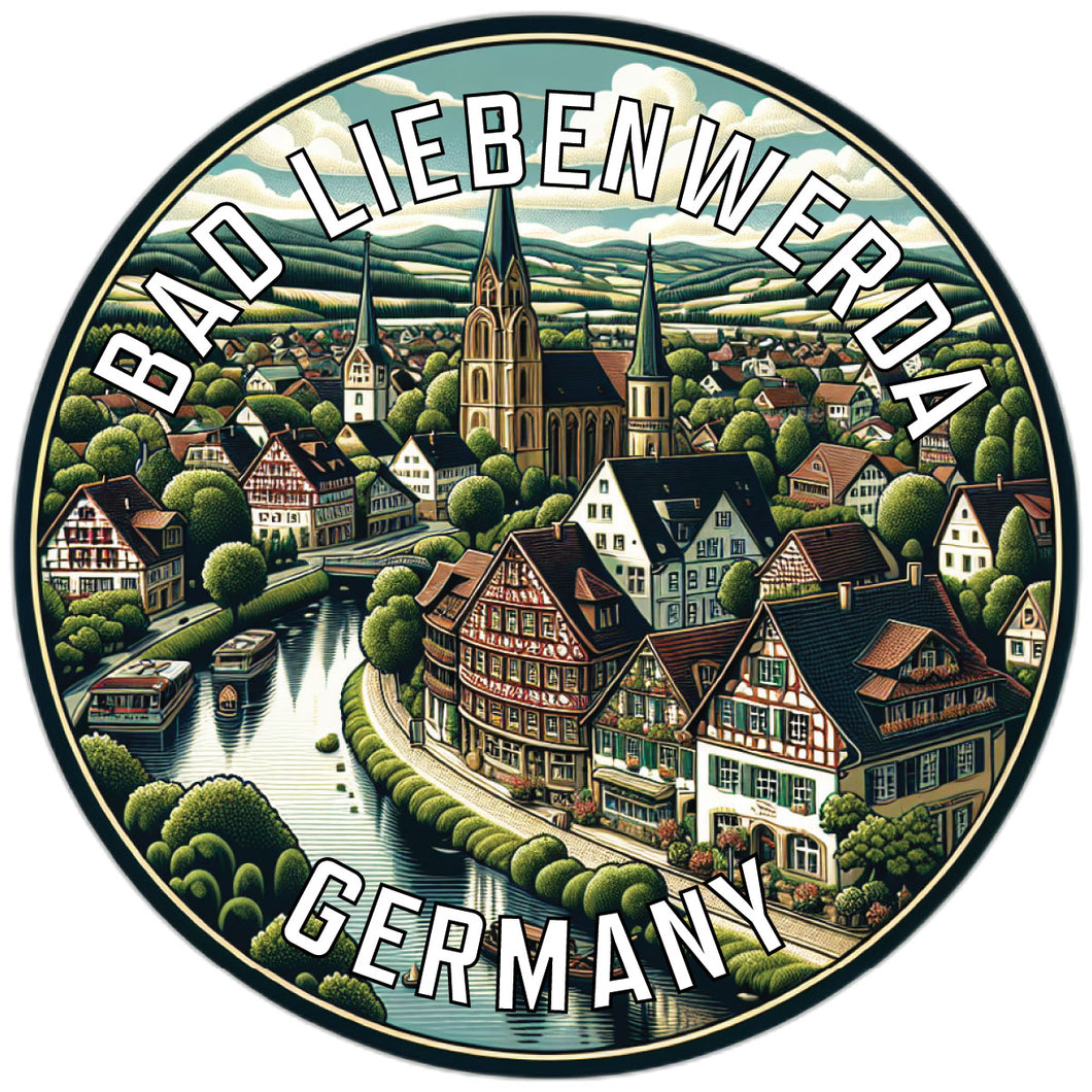 Bad Liebenwerda Germany Souvenir Die Cut Flat Magnet 6-Inch