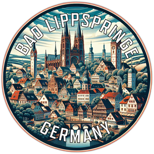 Bad Lippspringe Germany Souvenir Vinyl Decal Sticker 4-Inch