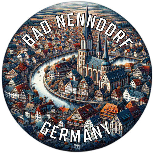 Bad Nenndorf Germany Souvenir Vinyl Decal Sticker 6-Inch