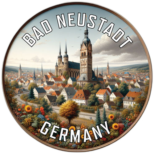 Bad Neustadt Germany Souvenir Vinyl Decal Sticker 2-Inch