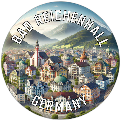 Bad Reichenhall Germany Souvenir Die Cut Flat Magnet 4-Inch