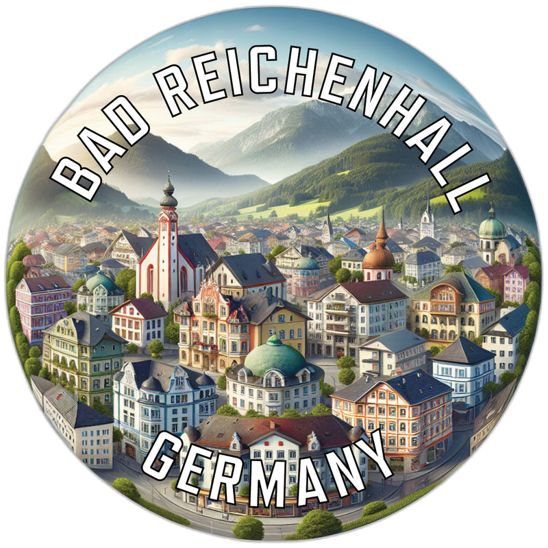 Bad Reichenhall Germany Souvenir Die Cut Flat Magnet 4-Inch