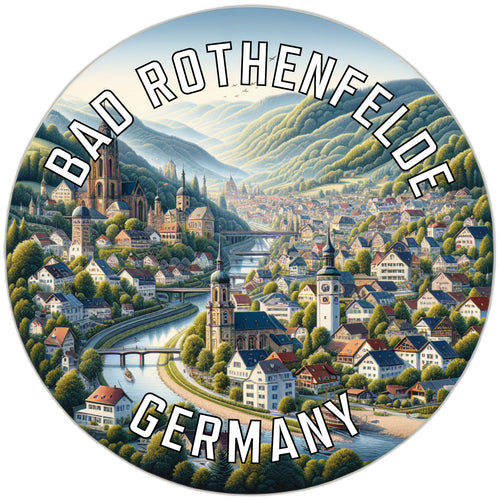 Bad Rothenfelde Germany Souvenir Die Cut Flat Magnet 2-Inch