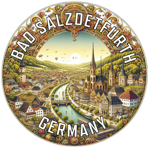 Bad Salzdetfurth Germany Souvenir Vinyl Decal Sticker 6-Inch