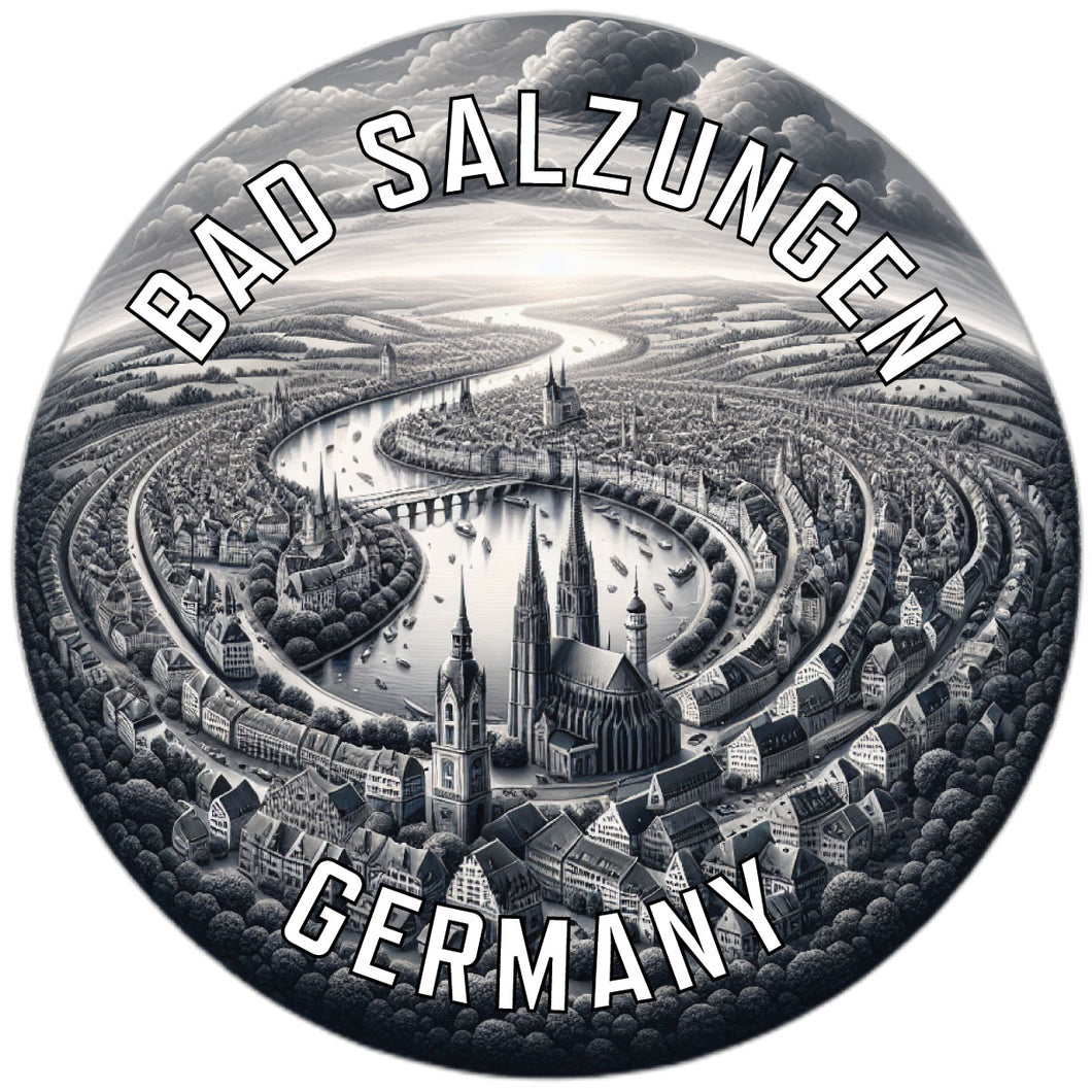 Bad Salzungen Germany Souvenir Die Cut Flat Magnet 2-Inch