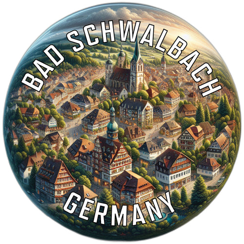 Bad Schwalbach Germany Souvenir Vinyl Decal Sticker 6-Inch