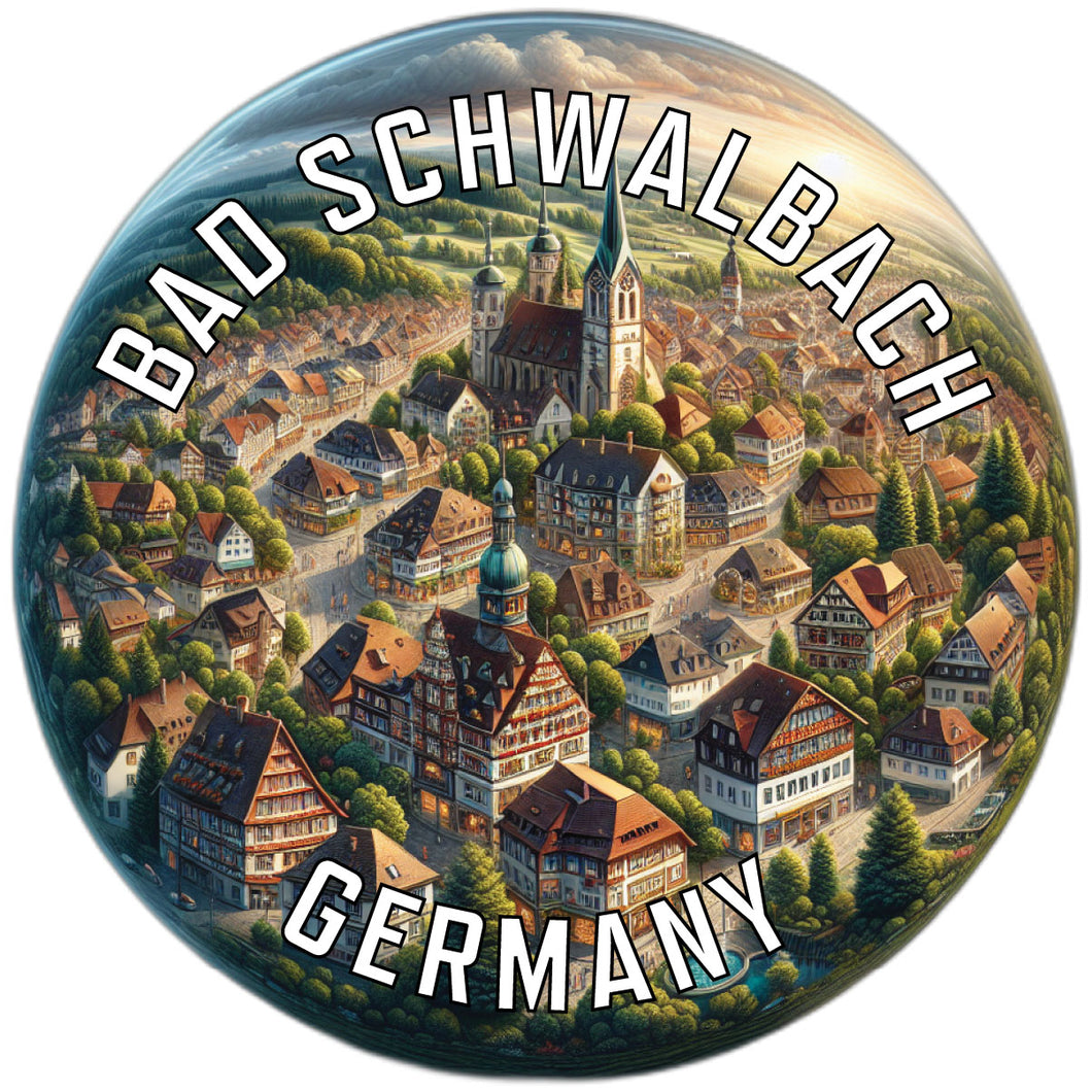 Bad Schwalbach Germany Souvenir Vinyl Decal Sticker 6-Inch