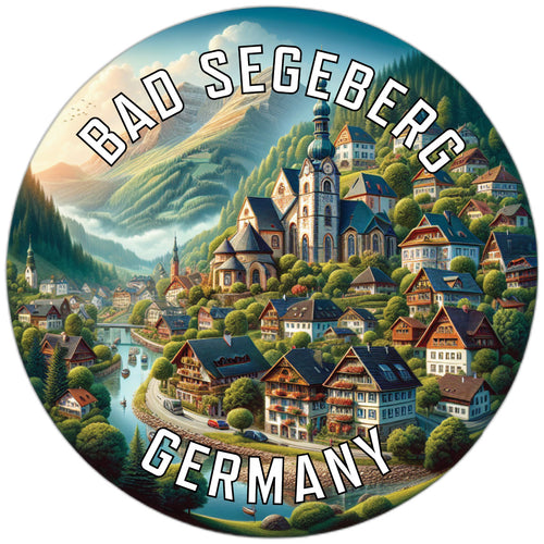Bad Segeberg Germany Souvenir Die Cut Flat Magnet 2-Inch