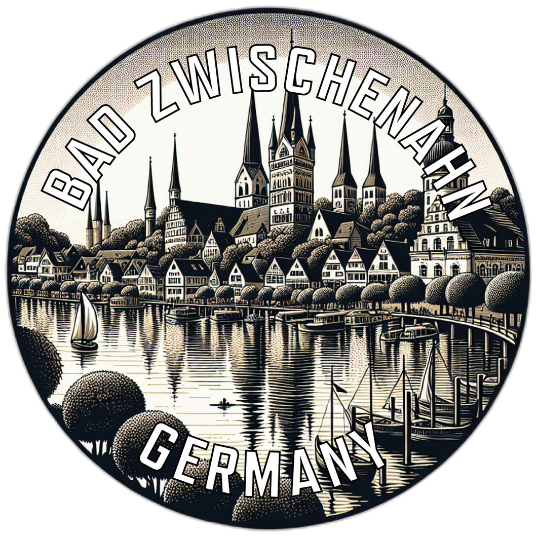 Bad Zwischenahn Germany Souvenir Die Cut Flat Magnet 2-Inch