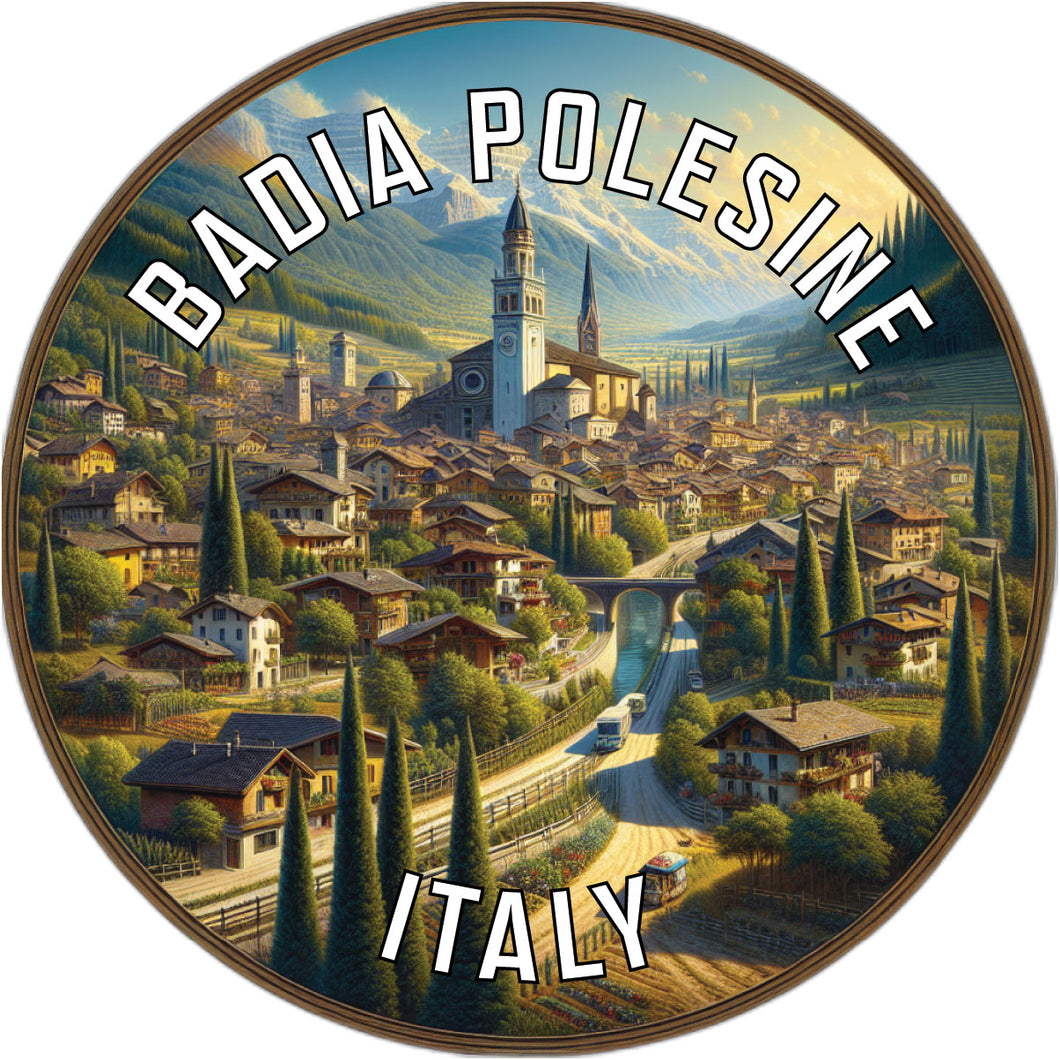 Badia Polesine Italy Souvenir Vinyl Decal Sticker 4-Inch