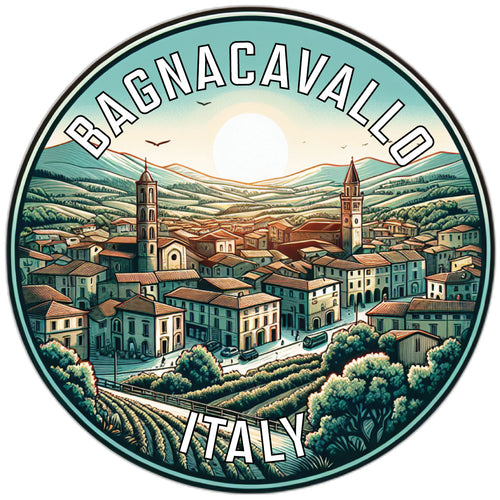 Bagnacavallo Italy Souvenir Vinyl Decal Sticker 2-Inch