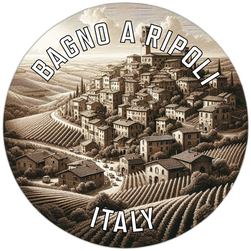 Bagno a Ripoli Italy Souvenir Die Cut Flat Magnet 6-Inch