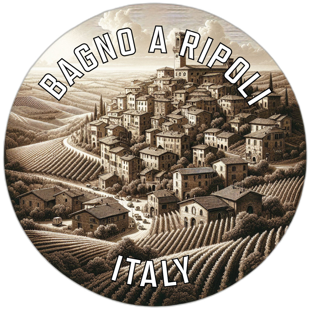 Bagno a Ripoli Italy Souvenir Die Cut Flat Magnet 6-Inch