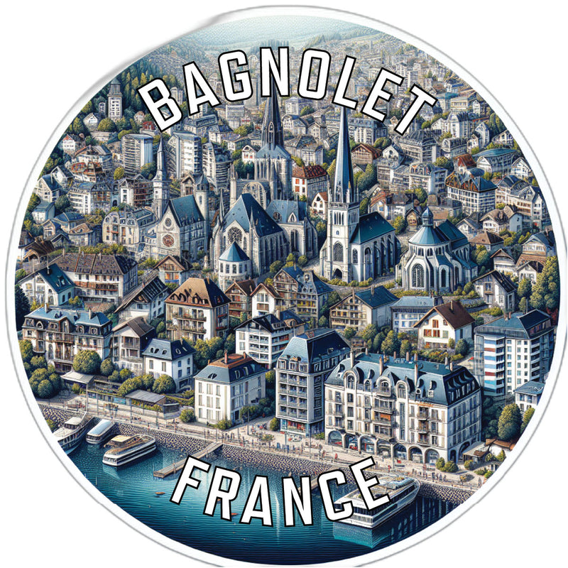 Bagnolet France Souvenir Vinyl Decal Sticker 2-Inch