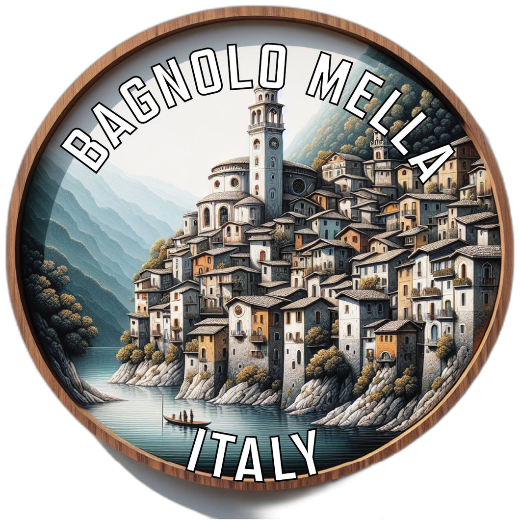 Bagnolo Mella Italy Souvenir Die Cut Flat Magnet 2-Inch