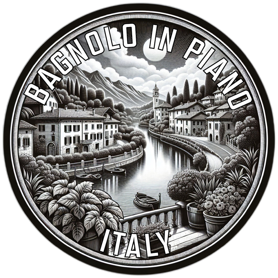 Bagnolo in Piano Italy Souvenir Vinyl Decal Sticker 3-Inch