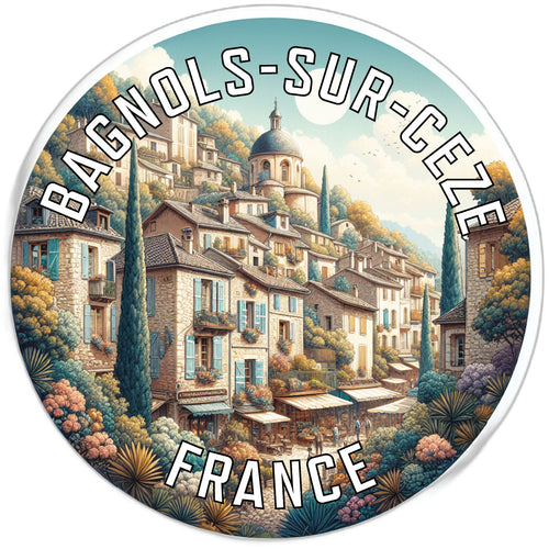 Bagnols sur Ceze France Souvenir Vinyl Decal Sticker 6-Inch