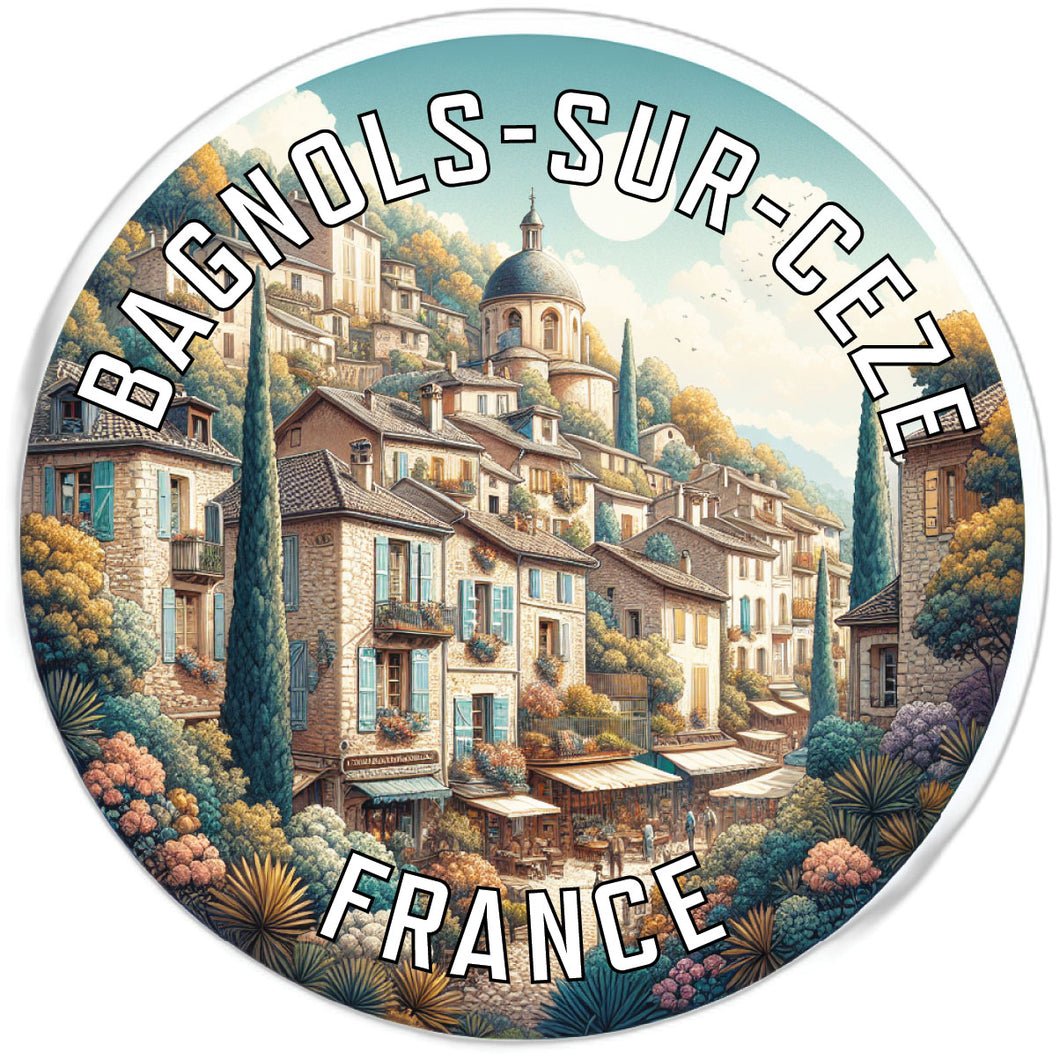 Bagnols sur Ceze France Souvenir Vinyl Decal Sticker 6-Inch