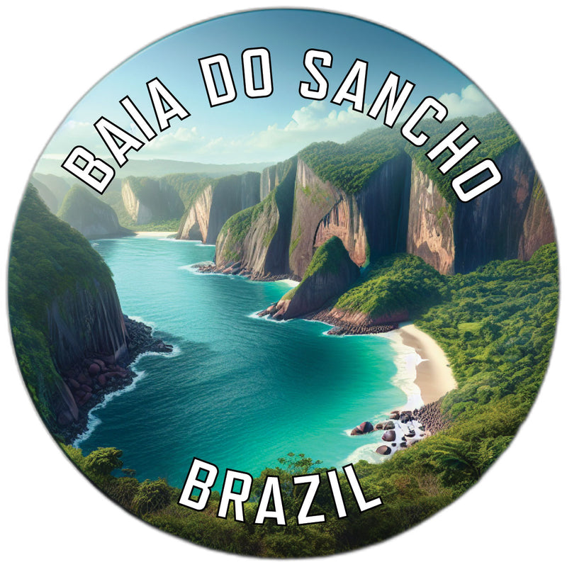 Baia do Sancho Souvenir Die Cut Flat Magnet 6-Inch