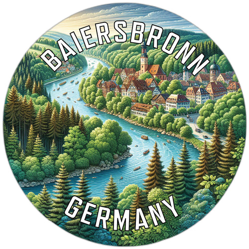 Baiersbronn Germany Souvenir Vinyl Decal Sticker 6-Inch