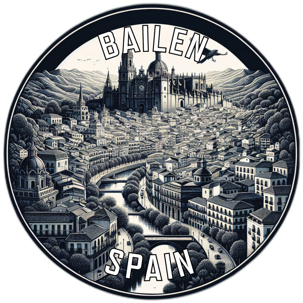 Bailen Spain Souvenir Die Cut Flat Magnet 2-Inch
