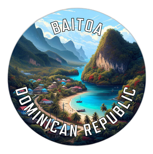 Baitoa Dominican Republic Souvenir Vinyl Decal Sticker 2-Inch