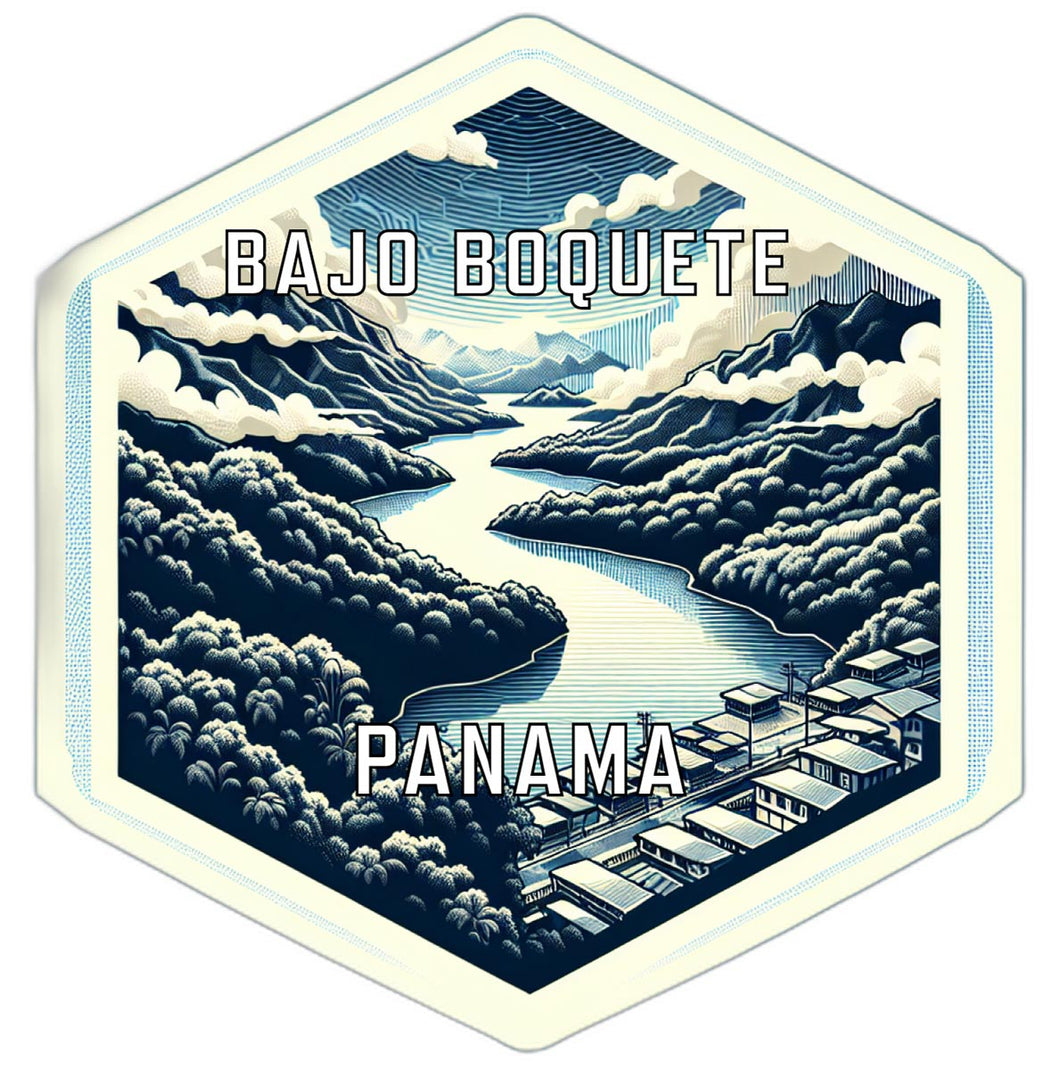 Bajo Boquete Panama Travel Destination Souvenir Vinyl Decal Sticker 4-Inch