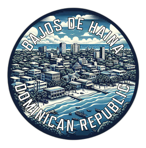 Bajos de Haina Dominican Republic Souvenir Vinyl Decal Sticker 2-Inch