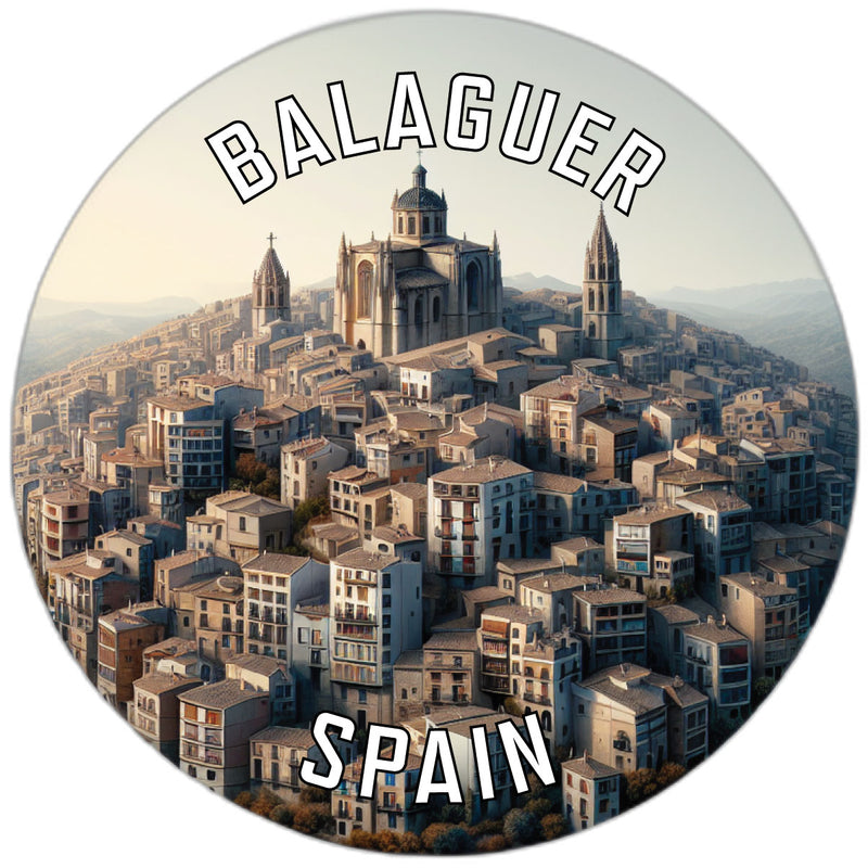 Balaguer Spain Souvenir Die Cut Flat Magnet 6-Inch
