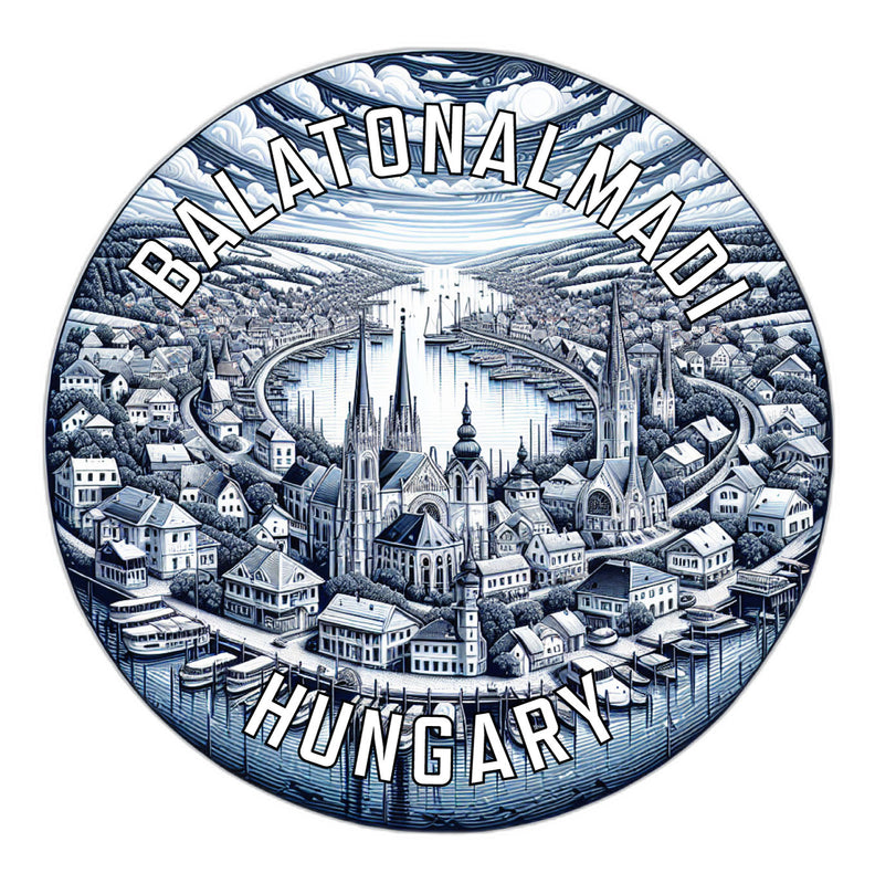 Balatonalmadi Hungary Souvenir Vinyl Decal Sticker 2-Inch