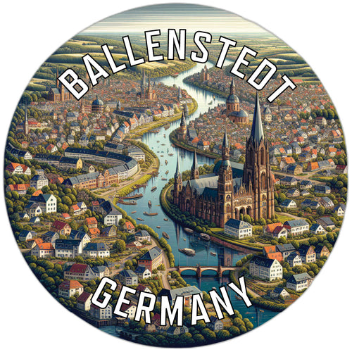 Ballenstedt Germany Souvenir Vinyl Decal Sticker 6-Inch