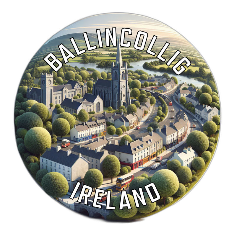 Ballincollig Ireland Souvenir Die Cut Flat Magnet 2-Inch