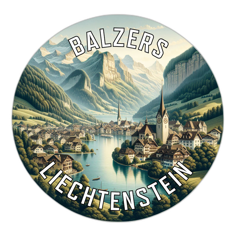 Balzers Liechtenstein Souvenir Vinyl Decal Sticker 2-Inch