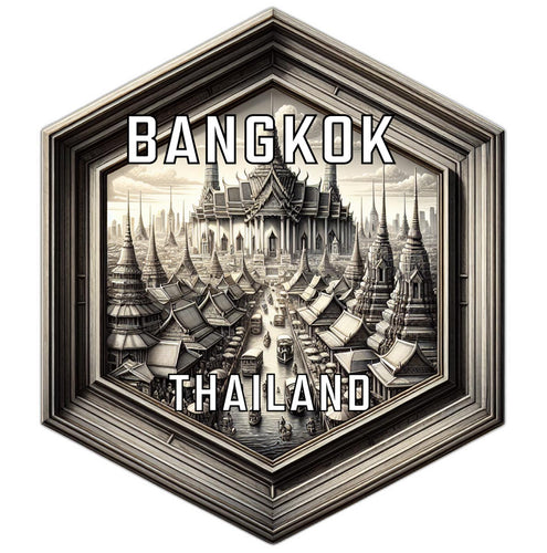 Bangkok Thailand Travel Destination Souvenir Vinyl Decal Sticker 6-Inch